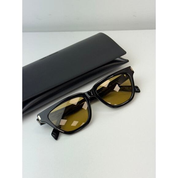 NEW Saint Laurent SL462 Sulpice Sunglasses in Black Yellow main image 4